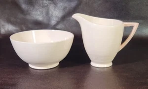 Vintage 1930s Wedgwood Blush Rose Cream & Sugar Set, EUC! - Picture 1 of 12