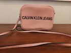 Calvin Klein Jeans Pink Camera Crossbody Bag 