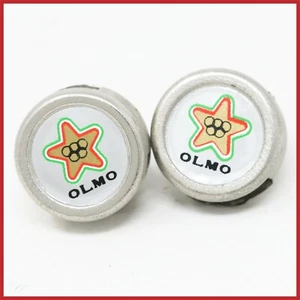 NOS VINTAGE OLMO ZEHENCLIP GURT ENDKNÖPFE GRAN PRIX BICYLISSIMA WETTBEWERB - Bild 1 von 3