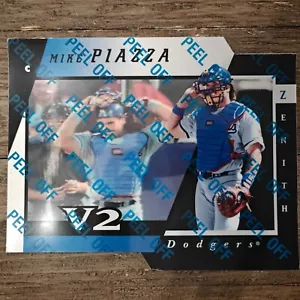 1997 Pinnacle Zenith MIKE PIAZZA Oversized 8"x10" Jumbo V2 Die-Cut Card Dodgers - Picture 1 of 8