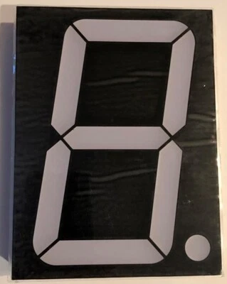5-inch 7-Segment LED Digit Display - Image 1 of 4