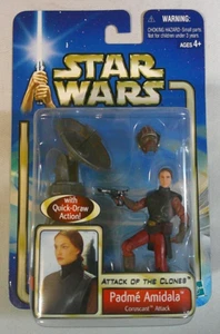 Star Wars Padme Amidala Attack of the Clones Action Figure #41 Vintage 3.75" NEW - Picture 1 of 5