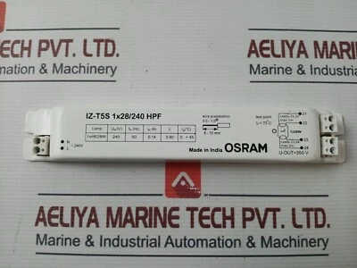 OSRAM IZ-T5S 1X28/240 HPF Elektronisches Vorschaltgerät 240V 50Hz 28W - Image 1 of 4
