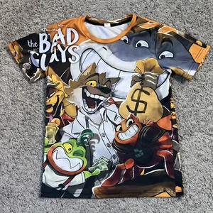 The Bad Guys Shirt Boys Youth Size M Medium Dreamworks 3D Animation Movie Art - Picture 1 of 10
