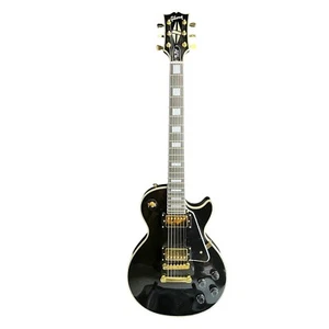 Electric Guitar Replica Binding Archtop Factory-direct Custom Black FREE SHIP - Picture 1 of 22