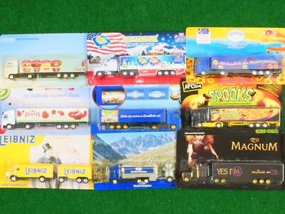 IN Set 9 Trucks Trailers Werbemodelle Magnum among Others Mint! Boxed 1704-07-50 - Image 1 of 4