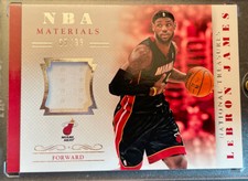2013-14 Panini National Treasures Lebron James NBA Materials 46 #d /99 Miami