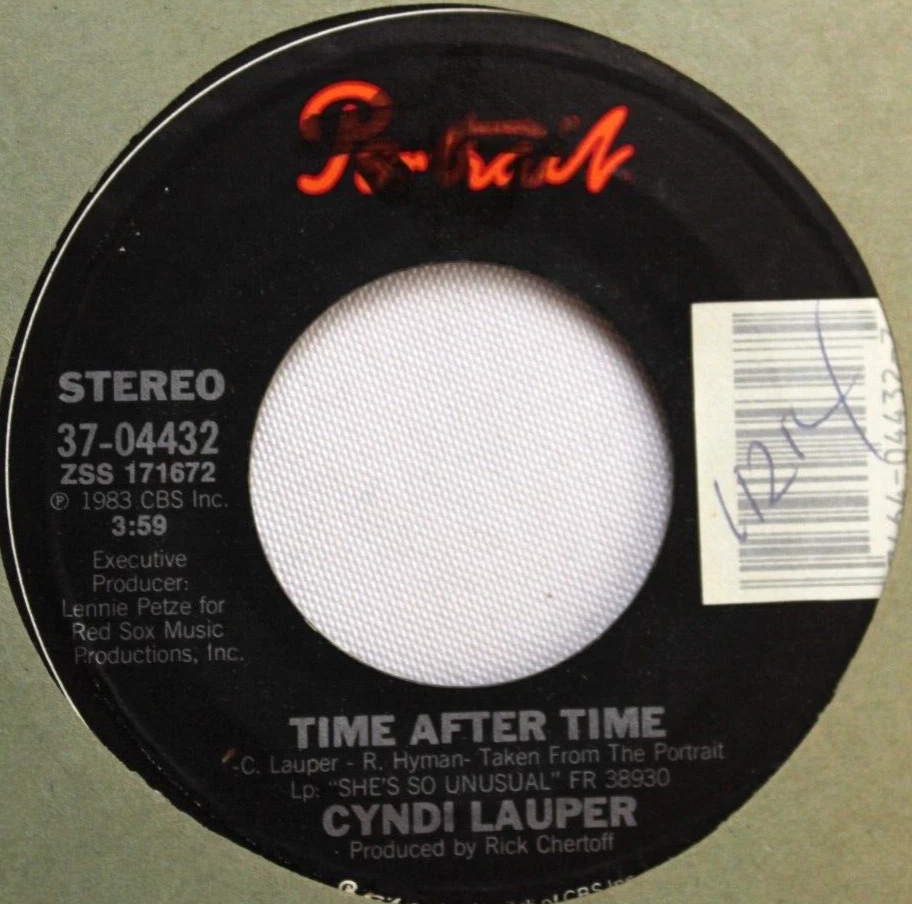 CYNDI LAUPER TIME AFTER TIME / I'LL KISS YOU 45 7" RECORD *QUICK SHIP* Foto 1 de 2