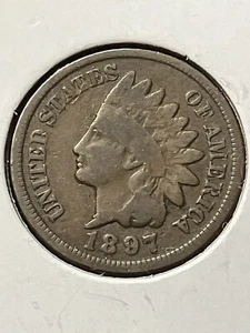 1897 Indian Head NICE DETAILS - Picture 1 of 2