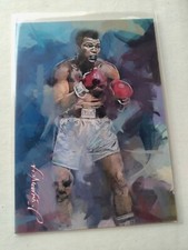 MUHAMMED ALI 2020 EDWARD VELA SKETCH CARD SIGNED ARTIST 3/50 LOW #