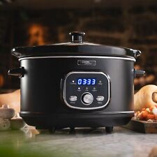 Slow Cooker Digital Ceramic Pot 3.5L Capacity Timer by Cooks Professional