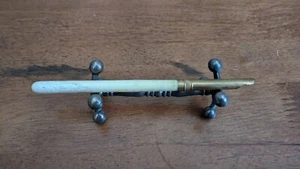 Antique Bone & Brass Dip-Pen Holder - Picture 1 of 3