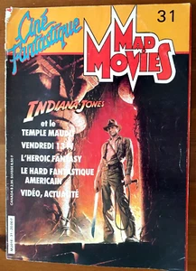 MAGAZINE MAD MOVIES CINE FANTASTIQUE N°31 juil 1984 INDIANA JONES - Picture 1 of 17