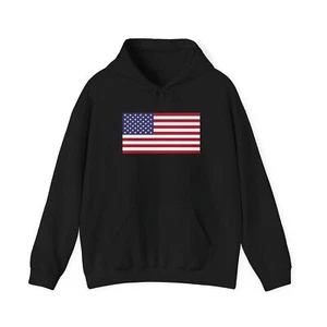 USA Flagge Kapuzenpullover, patriotischer Hoodie, amerikanische Flagge Pullover, US-Flagge - Bild 1 von 13