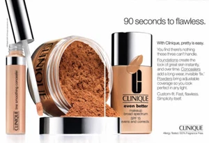 2014 Clinique Concealer Make-up 2-seitige MAGAZINANZEIGE - Bild 1 von 1