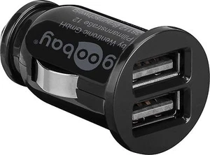 Dual USB Auto Ladegerät mit extra kraftvollen 3,1A Goobay® 58912  - Bild 1 von 2