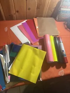 Cricut Zubehör - Neu Rot Bügelbild, Reste, Blätter - Bild 1 von 4