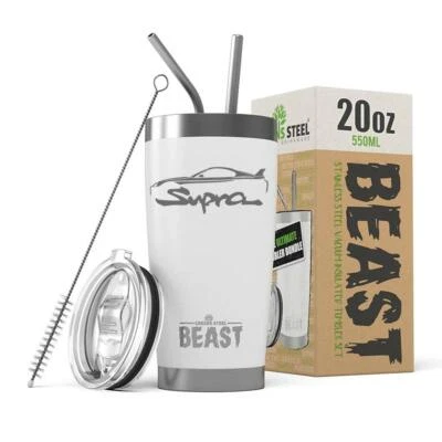 Toyota Supra Sports Car BEAST 20oz / 30oz Stainless Steel Tumbler - Image 1 of 4
