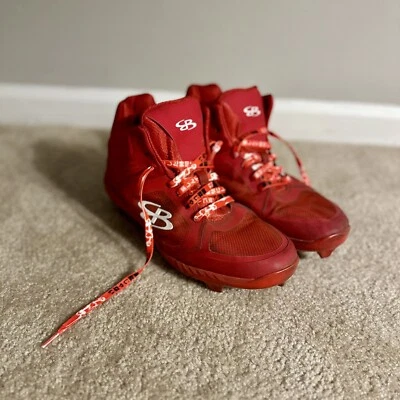 Мужские литые бутсы Boombah для бейсбола софтбола красные размер 10,5 - Изображение 1 из 4