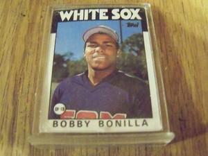 BOBBY BONILLA 1990 Topps Double Header--Test Issue-     2 pictures in holder