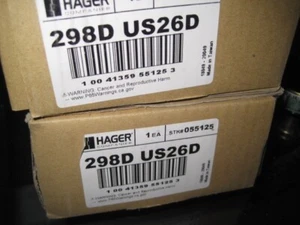 Hager Türkoordinator Modell 298D US26D Brandschutztür Schwerkraftkoordinator - Bild 1 von 1