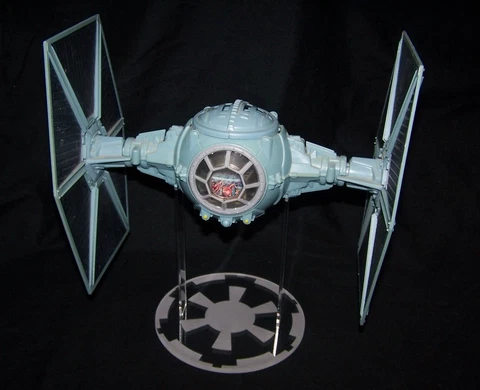 acrylic display stand for the Kenner & Hasbro Star Wars Tie Fighter vintage Cover