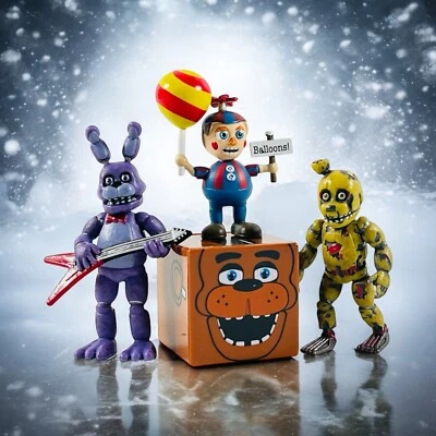 Funko Five Nights At Freddy's 2" Mini Figuras FNAF Bonnie Balloon Boy Springtrap - Imagem 1 de 4