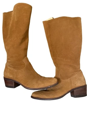 Mujer Matisse, Hechas en Brasil, Botas Vaqueras Cuero Gamuza Tostado, Talla 9.5 Foto 1 de 4