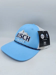 Trackhouse Racing Mütze Kappe Druckknopflasche blau weiß NASCAR Racing Busch leicht neu mit Etikett NEU - Bild 1 von 8
