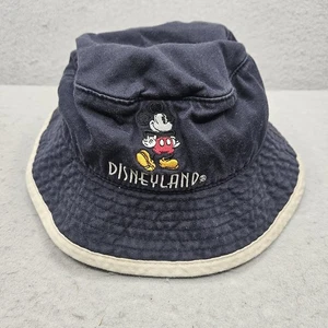 The Disney Store Mickey Mouse Bucket Hat Navy One Size Youth - Picture 1 of 8