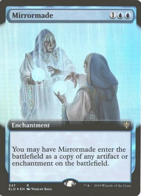 MTG Mirrormade (347) *Foil* Extended Art Throne of Eldraine 2019 MT/NM Free Ship - Image 1 of 2