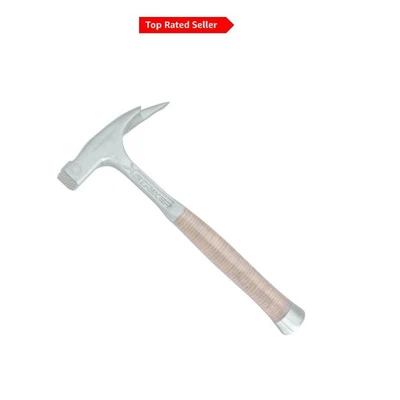 Martillo magnético con mango de cuero - acero de aleación de 965 g para carpinteros Foto 1 de 2