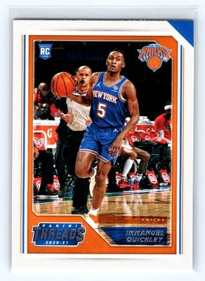 2020-21 Panini Chronicles #100 Immanuel Quickley RC New York Knicks - Image 1 of 2