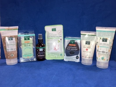 Earth Therapeutics Lot of 7 Pieces Tea Tree Oil , Foot Oil, Mask,heel Repair + - Image 1 of 4