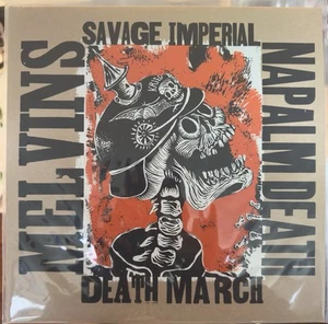 MELVINS / NAPALM DEATH Savage Imperial Death March LP Tour Edition 200 Made NM - Picture 1 of 4