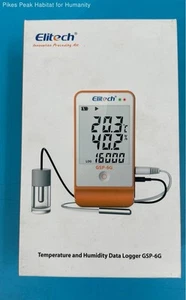Elitech Temperature and Humidity Data Logger GSP-6G - Picture 1 of 8