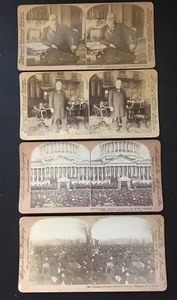 4 Original President William McKinley Stereoviews 1901 Second Inauguration - Picture 1 of 5