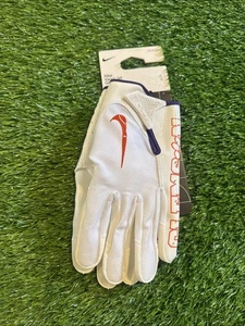 Nike Clemson Tigers Team Issued Vapor Jet 7.0 Football Gloves PE White Size XXXL - Picture 1 of 3