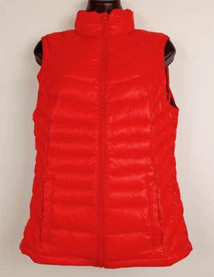 Ideology Size M Red Nylon Down Vest Lightweight Packable Zip Front Pockets - Изображение 1 из 4