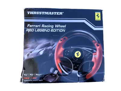 Thrustmaster - Ferrari Red Legend Edition Racing Wheel for PC and Sony PlayStati - Image 1 of 2