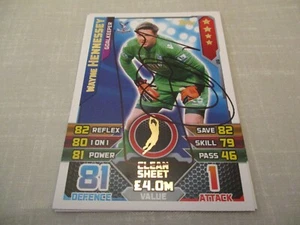 HAND SIGNED WAYNE HENNESSEY CRYSTAL PALACE MATCH ATTAX CARD - Picture 1 of 1