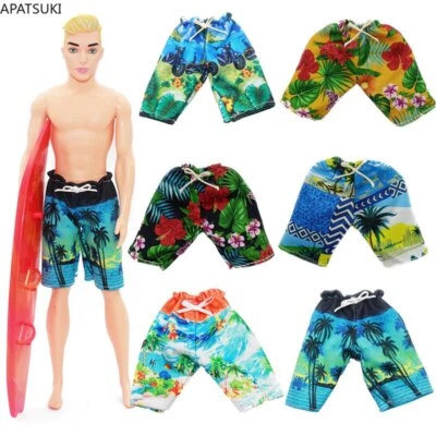 APATSUKI Handgemachte Shorts für Ken Boy Puppe Strandhosen Shorts 1/6 Puppe Zubehör