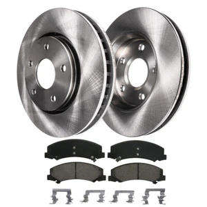 Front Brake Rotors + Brake Pads For 06-13 Chevy Impala 06-07 Monte Carlo H03 PA - Bild 1 von 5