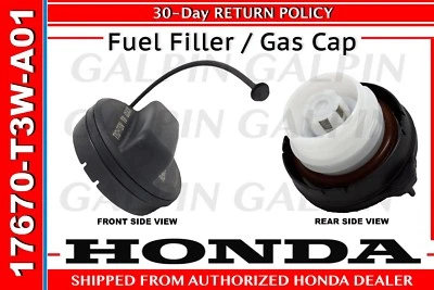 🔥 Genuine OEM Honda Gas Fuel Filler Cap (17670-T3W-A01) 🔥 - Image 1 of 4