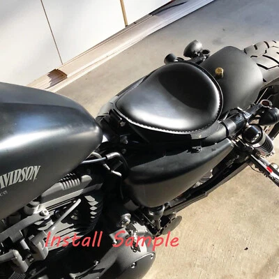 黑色摩托车单座弹簧定制 Bobber 适用于本田 Shadow 1100 Sabre — 第 1/4 张图片