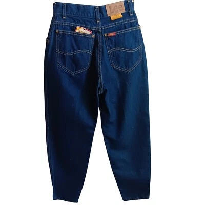 Vintage Womens JEANS NEW 22x27 sz 1 P Vtg 80s LEE London Rider HIGH WAIST NEW - Image 1 of 4