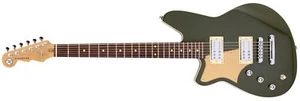 Reverend Descent RA Bariton Linkshänder Army Green - Bild 1 von 6