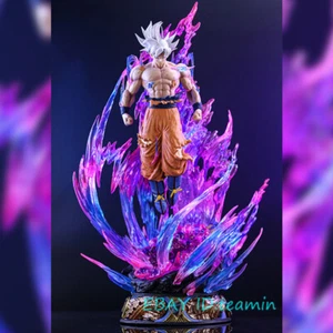 Estatua modelo de anime escultura de tres cabezas de Dragon Ball Son Goku Ultra Instinto 38 cm - Imagen 1 de 9