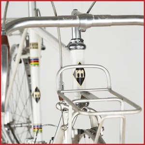 NOS MALAGNINI STEEL LUGS VINTAGE OLD ITALIAN ROAD BIKE RANDONNEUR SHIMANO 600 - Picture 1 of 24
