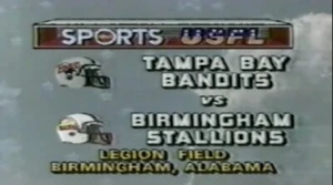 1985 USFL Game Bandits vs Stallions STEVE SPURRIER Free Shipping - Picture 1 of 5